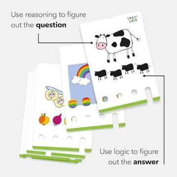 HABA Logic! CASE Starter Set - Brain Building Puzzles for Ages 5+