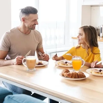 VENVENWEAVS Glass Coffee Mugs Set of 4 - Stylish & Practical