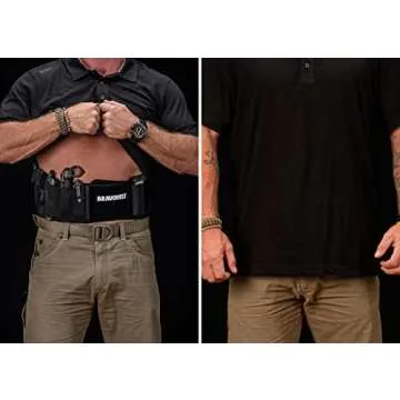BRAVOBELT XL Belly Band Holster for Active Users