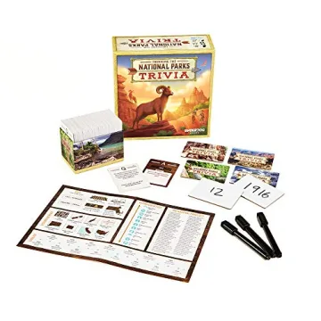Trekking The National Parks Trivia Game for Families and Friends