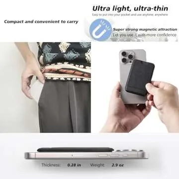 EWEMDAI Foldable Magnetic Phone Stand for iPhone 12+