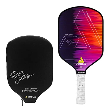 JOOLA Ben Johns Hyperion Pickleball Paddle - Carbon Surface, Elongated Handle, Polypropylene Core, C...