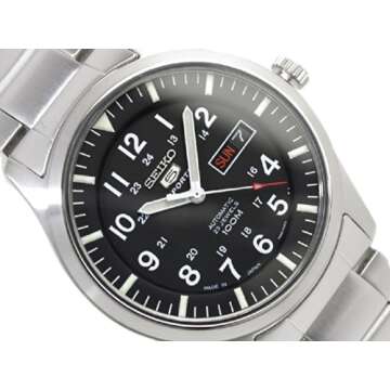 SEIKO Men's self-Winding Watch Made ​​in Japan Black SNZG13J1