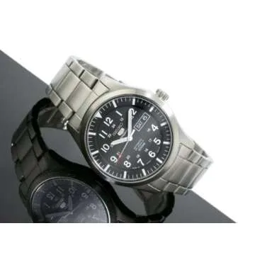 SEIKO Men's self-Winding Watch Made ​​in Japan Black SNZG13J1