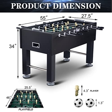 RayChee Foosball Table Set for Family Fun & Gameplay