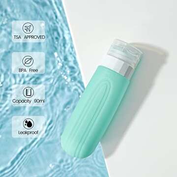 Moohemoo 19 Pack Travel Bottles Set for Toiletries