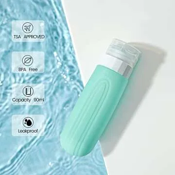 Moohemoo 19 Pack Travel Bottles Set for Toiletries