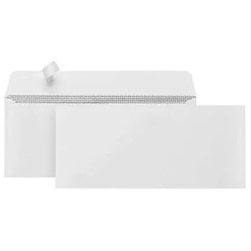 500#10 Windowless Security Envelopes Self Seal, Peel and Seal, Security Tinted, Printer Friendly Design for Business, Dimensions - 4-1/8 Inch x 9 ½ Inch - Envelopes Letter Size for Mailing