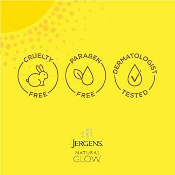 Jergens Self Tanner, Natural Glow Instant Sun, Sunless Tanning Mousse, Quick Self Tanner Foam, Ultra Deep Brozne, 6 Oz