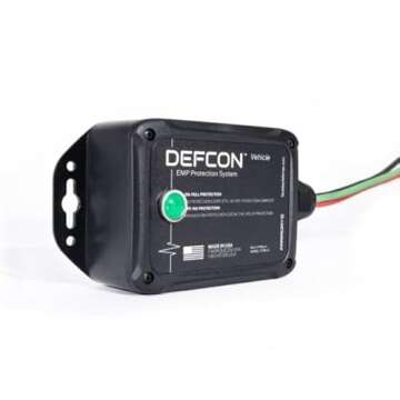 Faraday Defense DEFCON Vehicle - EMP Protection 12 Volt DC for Auto and Truck, Protection for Lightning, CME, Solar Flare, and Surge Protection