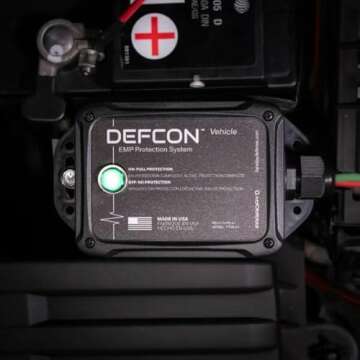 Faraday Defense DEFCON Vehicle - EMP Protection 12 Volt DC for Auto and Truck, Protection for Lightning, CME, Solar Flare, and Surge Protection