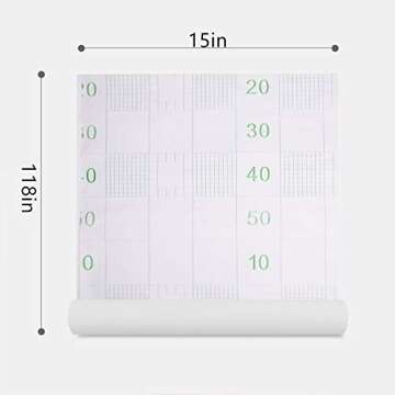 practicalWs 15.7 inch x118 inch White Contatc Paper Self-Adhesive Removable Wallpaper Easy to Apply Peel and Stick Wallpaper Kitchen Countertop Cabinet Reform Decor Wall Paper