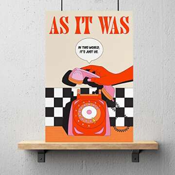 Vintage Music Posters for Room Aesthetic - Retro Album Prints