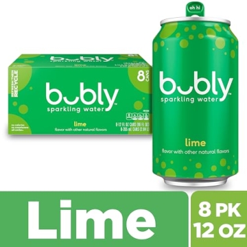 Bubly Sparkling Water Lime Zero Calories Sugar Free