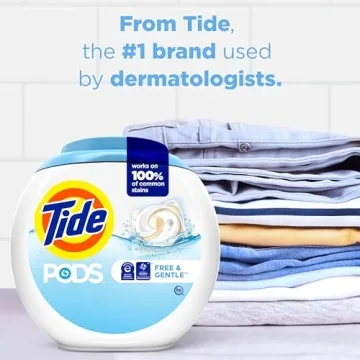Tide PODS Free & Gentle Laundry Detergent Soap Pacs 81 Count