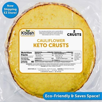 KBosh Keto Pizza Crust Variety - Low Carb & Gluten Free
