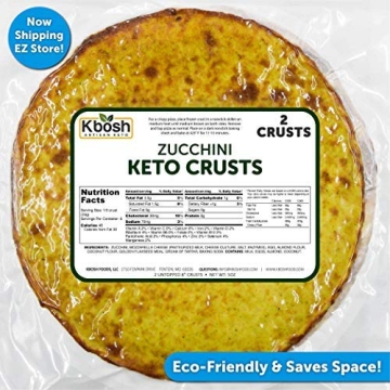 KBosh Keto Pizza Crust Variety - Low Carb & Gluten Free