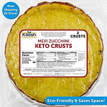 KBosh Keto Pizza Crust Variety - Low Carb & Gluten Free