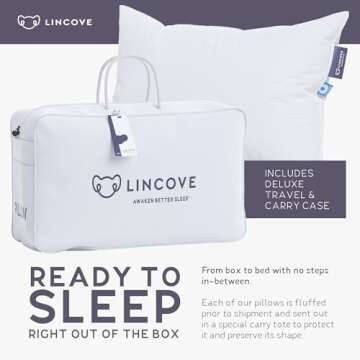 Lincove Cloud Down Pillow - Luxury Canadian Comfort