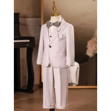 Stylish Boys Slim Fit Toddler Suit for Special Occasions