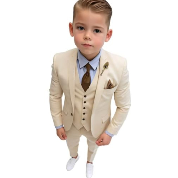Stylish Boys Slim Fit Toddler Suit for Special Occasions