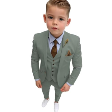 Stylish Boys Slim Fit Toddler Suit for Special Occasions