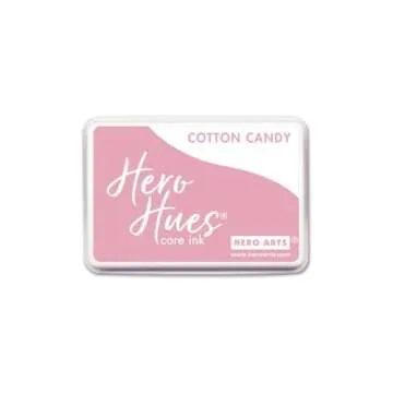 Hero Arts Cotton Candy Core Ink Pad - Quick-Drying, Versatile Dye Ink for Crafting