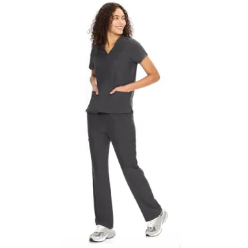Comfortable COZYFIT Scrubs Set with 9 Pockets