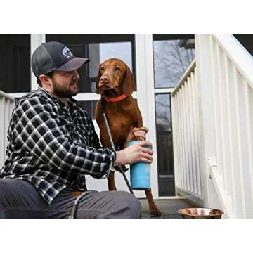 Dexas MudBuster Dog Paw Cleaner - Large, Blue