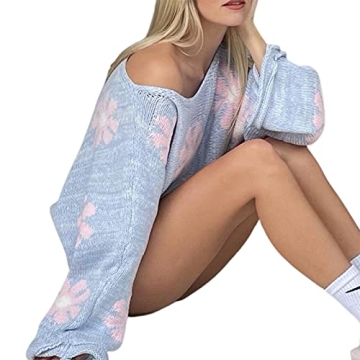 Kaenwang Women's 2 Piece Floral Knit Outfits for Casual Wear