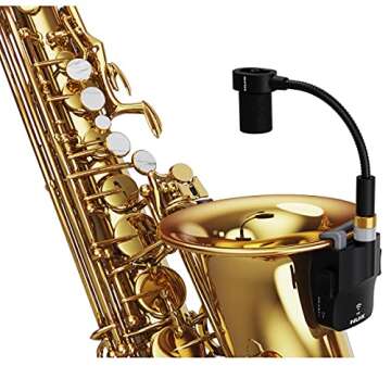 NUX B-6 Saxophone Wireless System - 20m Range, High-Res Audio, Charging Case