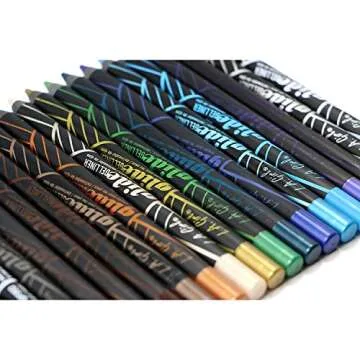 19-Piece Gel Glide Eyeliner Set for Stunning Eye Looks