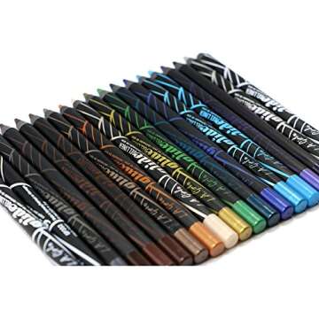 19-Piece Gel Glide Eyeliner Set for Stunning Eye Looks
