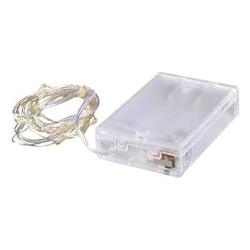 Pack of 2 sets LED SopoTek 7ft 20 LEDS Starry Lights Fairy Lights Copper LED Lights Strings AA Battery Powered Ultra Thin String Wire(Battery not included)