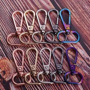 Noyin Rainbow Swivel Snap Clasp for Creative Projects