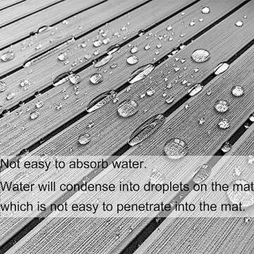 KXKZREN Boat Flooring EVA Foam Decking Sheet Faux Teak Marine Mat Marine Carpet Cooler Tops Non-Slip Self-Adhesive Flooring for Motorboat RV Yacht Kayak Swim Platform 94" x 47"/44"/35"/23"/16"