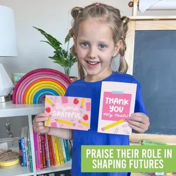 Colorful Teacher Thank You Cards - 24 Pack