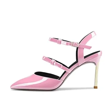 DearOnly Elegant Pink Stiletto Heels for Women