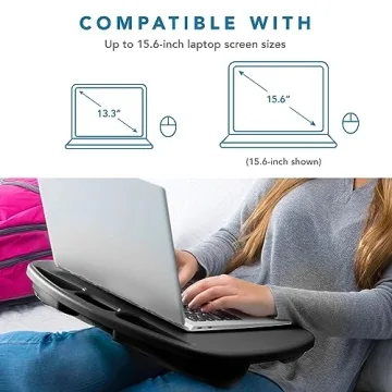 LAPGEAR MyDesk Lap Desk for Ultimate Comfort and Portability