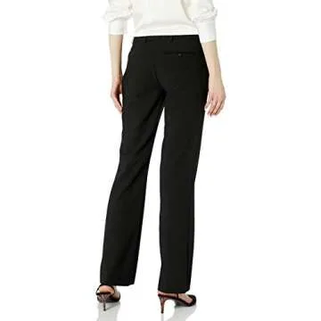 Calvin Klein Women's Classic Black Straight-Leg Business Casual Pants Size 14