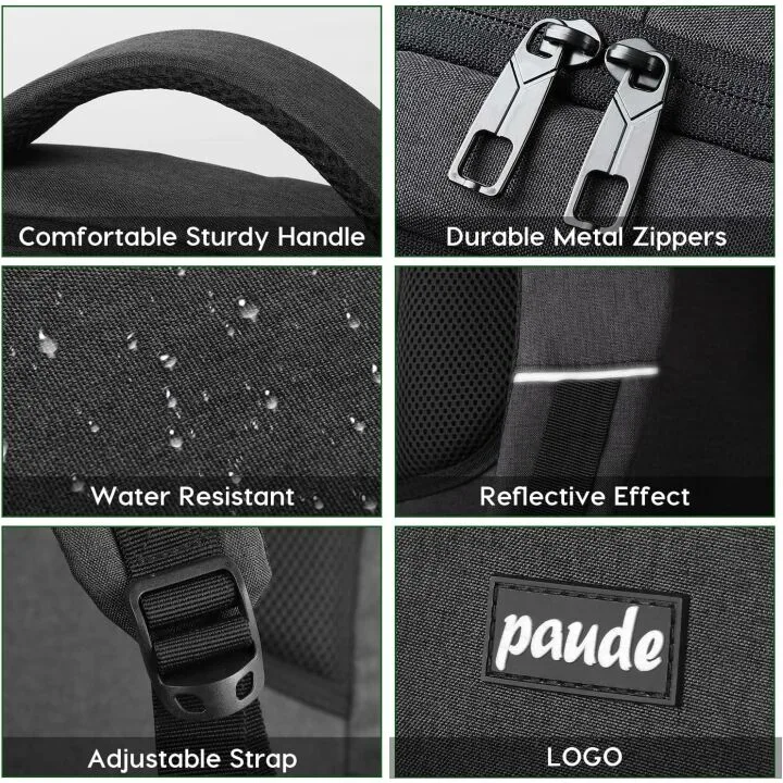 15.6 Inch Backpack with USB Charging for School & Travel