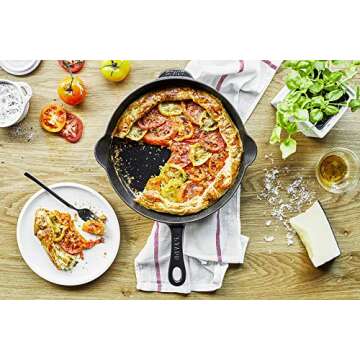 Staub Cast Iron 12-inch Fry Pan - Matte Black, Made in France