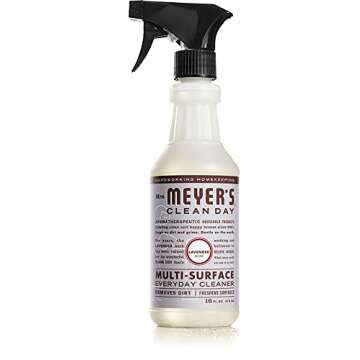 Mrs. Meyer Multi Surface Cleaner Variety Pack, Includes 1 Basil 1 Lavender 1 Lemon Verbena 1 Honeysuckle 1 Geranium 1 Rosemary. 6 ct.16 fl oz.
