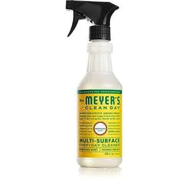 Mrs. Meyer Multi Surface Cleaner Variety Pack, Includes 1 Basil 1 Lavender 1 Lemon Verbena 1 Honeysuckle 1 Geranium 1 Rosemary. 6 ct.16 fl oz.