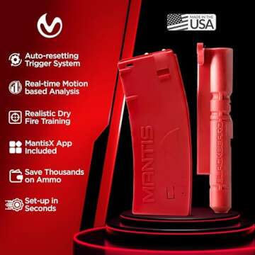 Mantis BlackbeardX | Dry Fire Laser Training System | Free App with Smart Analytics & Real-Time Feed...