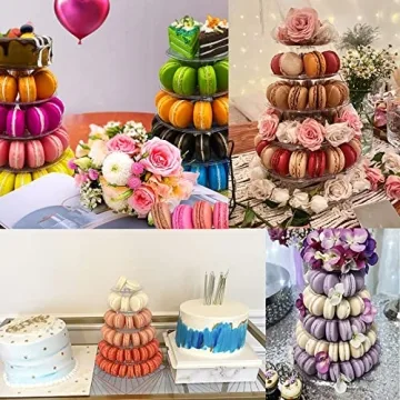 6 Tiers Adjustable Macaron Stand for Celebrations