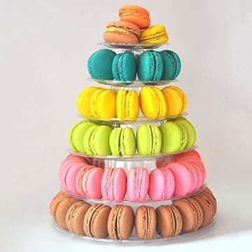 6 Tiers Adjustable Macaron Stand for Celebrations