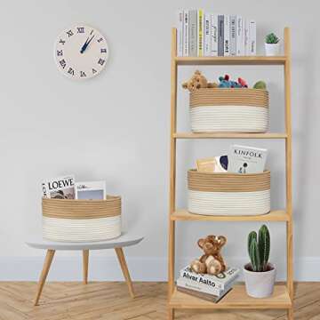 Dougeen Woven Rope Baskets for Ultimate Storage