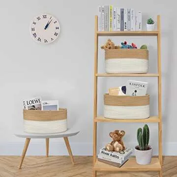 Dougeen Woven Rope Baskets for Ultimate Storage