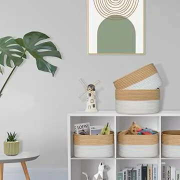 Dougeen Woven Rope Baskets for Ultimate Storage